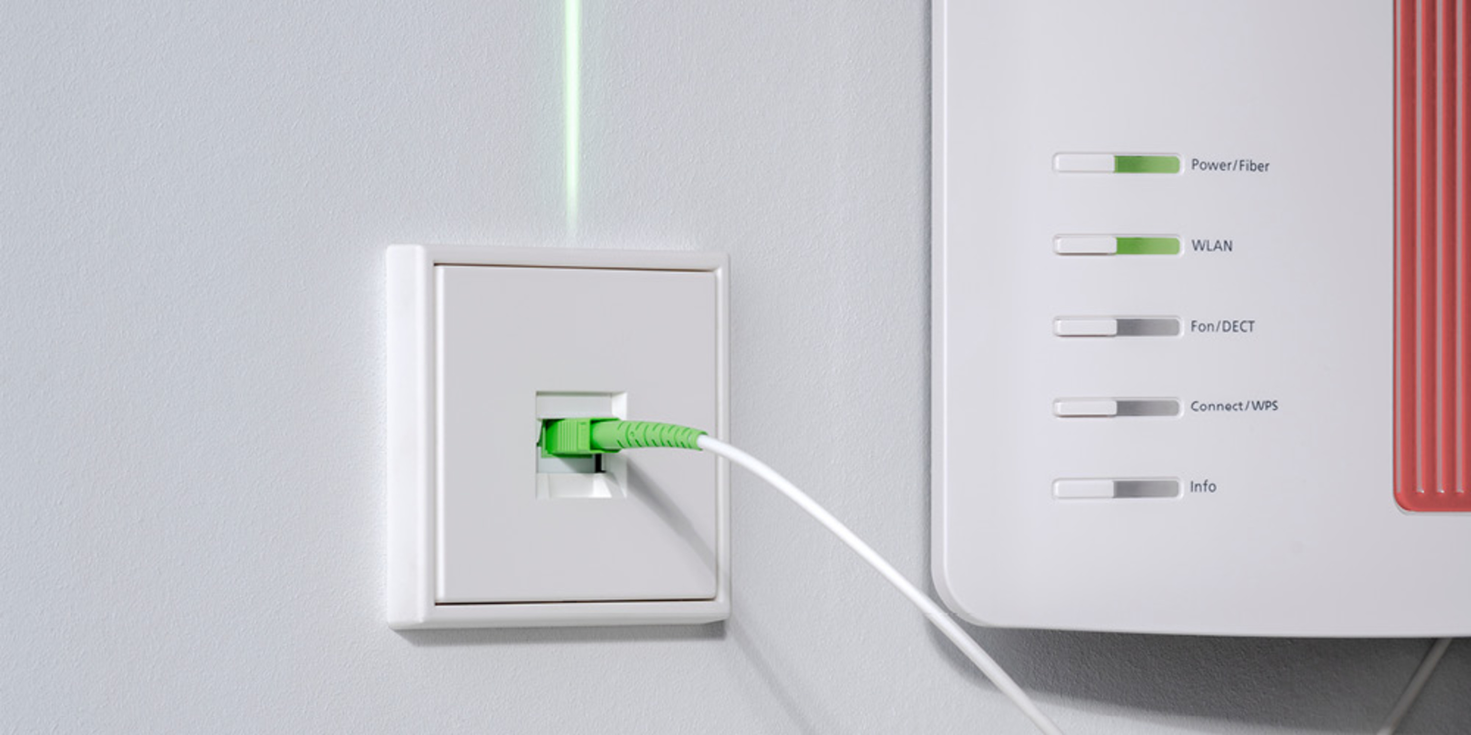 Die neuen Glasfaser-Anschlussdosen bei Emil Klaas & Sohn GmbH & Co. KG in Wiesbaden